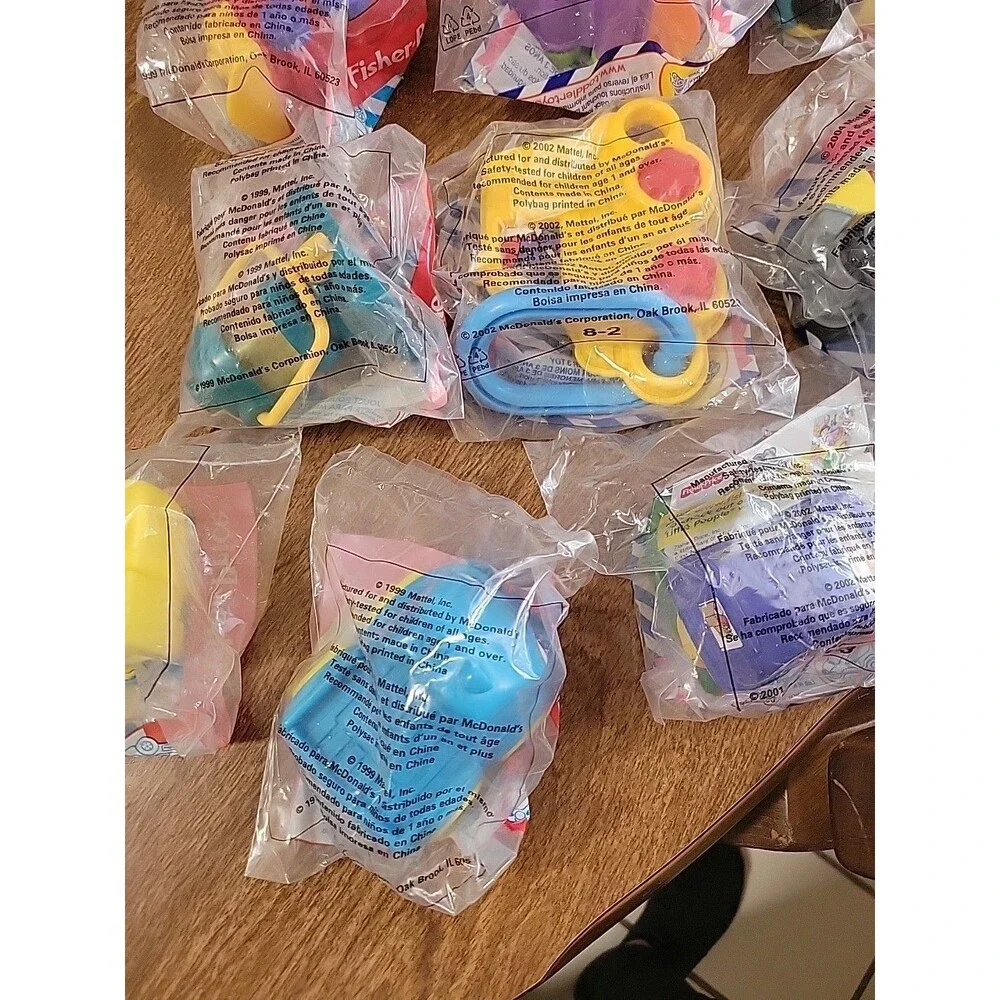 Vtg Toddler McDonalds Toy Fisher Price train little people etc.. 1990's 2003 Lot